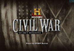 History Channel Civil War Secret Missions - PS2