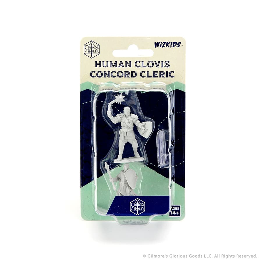 Human Cleric - Unpainted Miniature