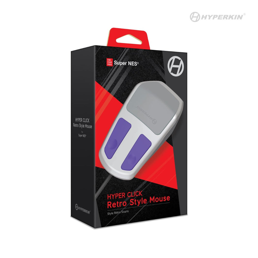 Hyper Click Retro Style Mouse for Super Nintendo