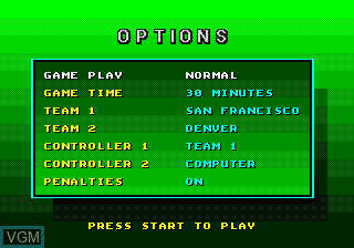 Joe Montana Football - Genesis