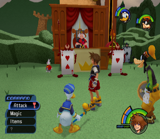 Kingdom Hearts  (PS2) Gameplay 