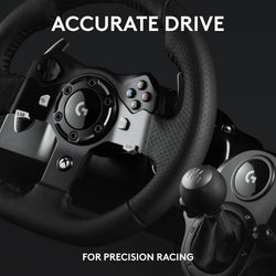 Logitech G920 Driving Force Racing Wheel With Pedals, Shifter, and Racing Stand