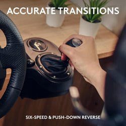 Logitech G920 Driving Force Racing Wheel With Pedals, Shifter, and Racing Stand