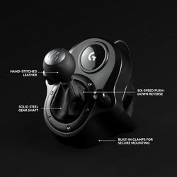 Logitech G920 Driving Force Racing Wheel With Pedals, Shifter, and Racing Stand