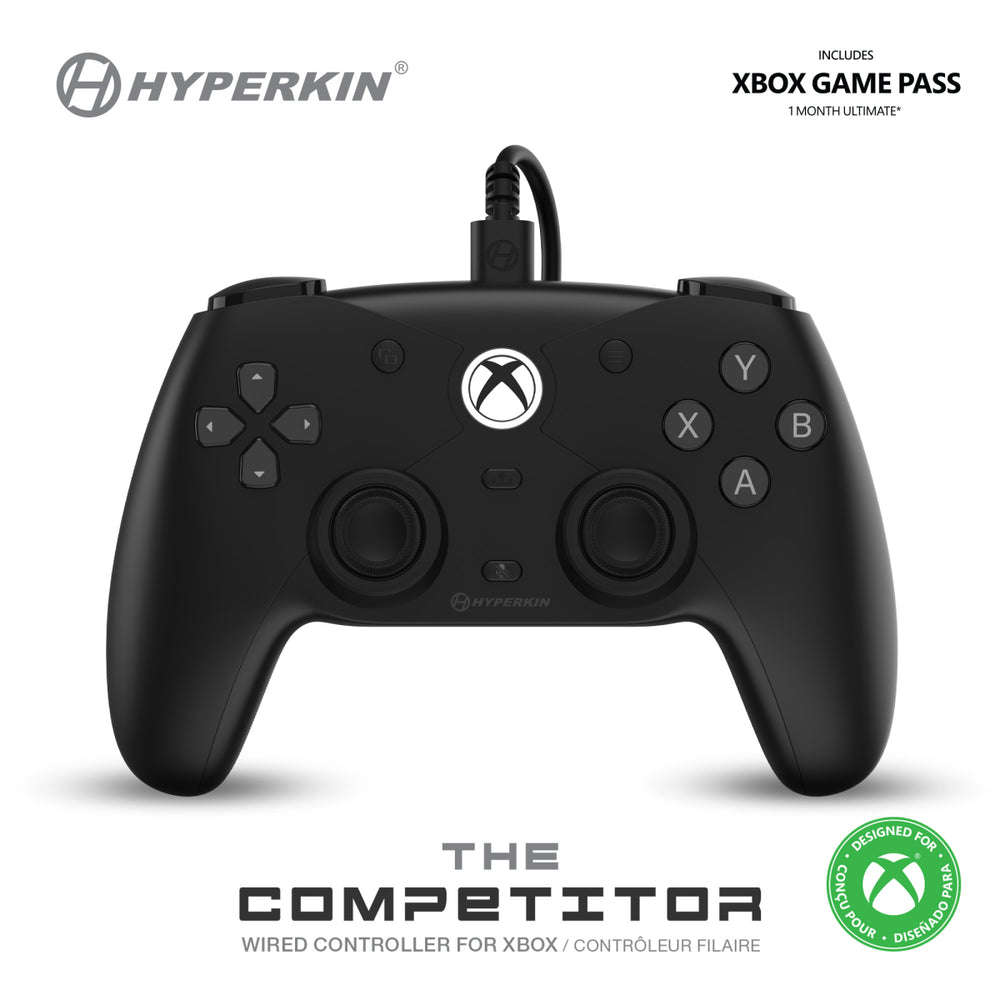 The Competitor Wired Controller - Officially Licensed by Xbox