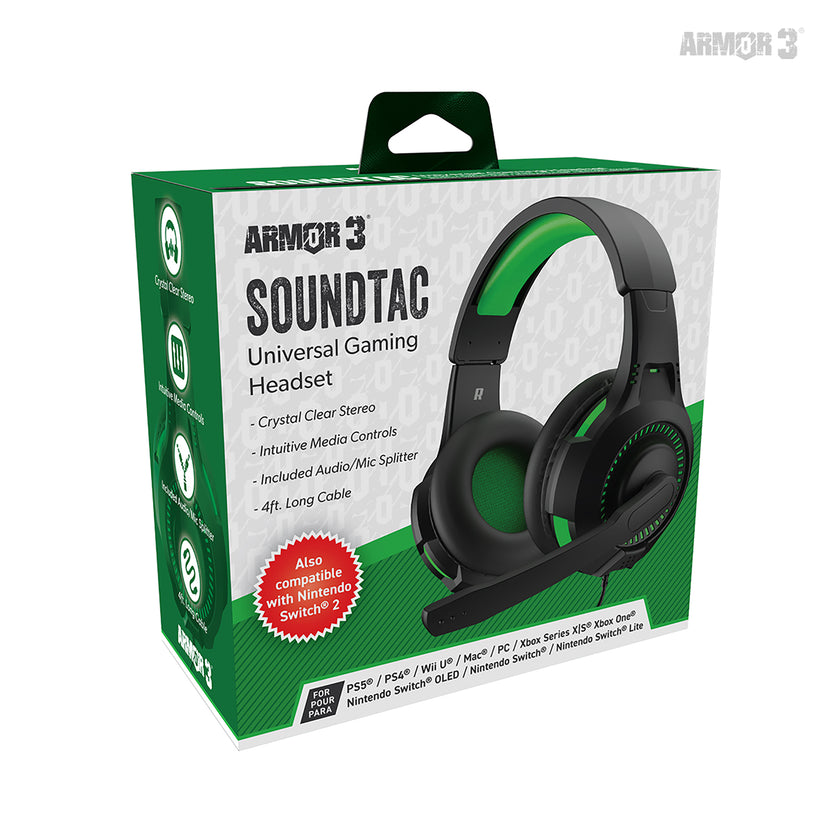 SoundTac Universal Gaming Headset - Brand New