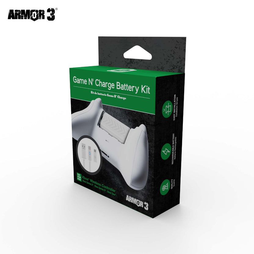 XBox Series / XBox One - Game N' Charge Battery Kit
