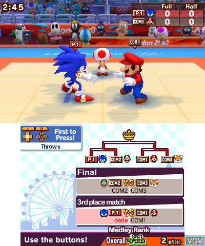 Mario & Sonic at the London 2012 Olympic Games - 3DS