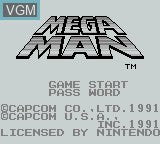 Mega Man Dr. Wily's Revenge - Gameboy