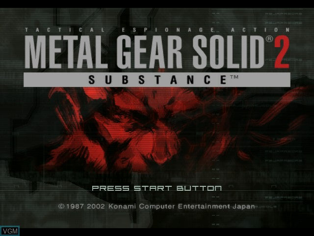 Metal Gear Solid 2: Substance - XBox Original