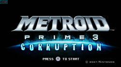 Metroid Prime 3: Corruption - Wii Original