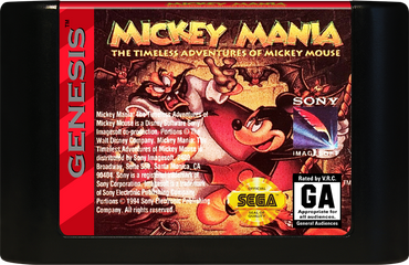 Mickey Mania: The Timeless Adventures of Mickey Mouse - Genesis