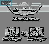 Micro Machines - Gameboy