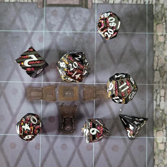 Mini Metal Dice Set