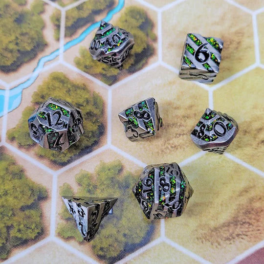Mini Metal Dice Set