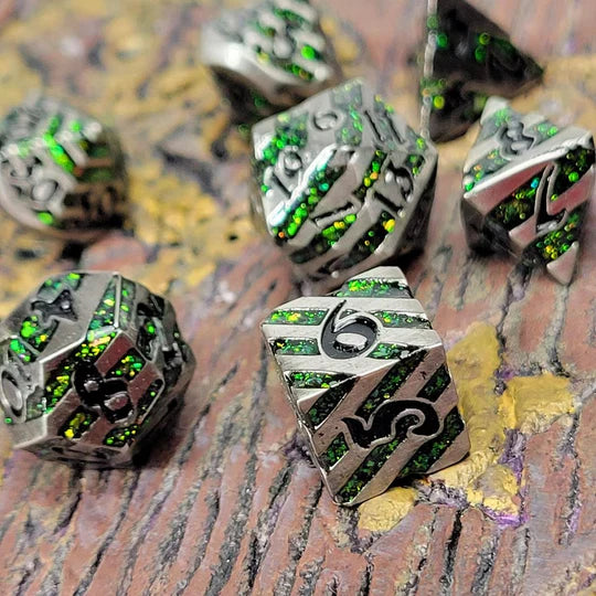 Mini Metal Dice Set