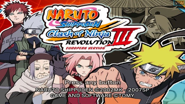 Naruto Shippuden: Clash of Ninja Revolution 3 - Wii Original