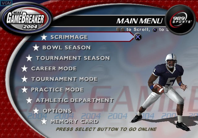 NCAA Gamebreaker 2004 - PS2