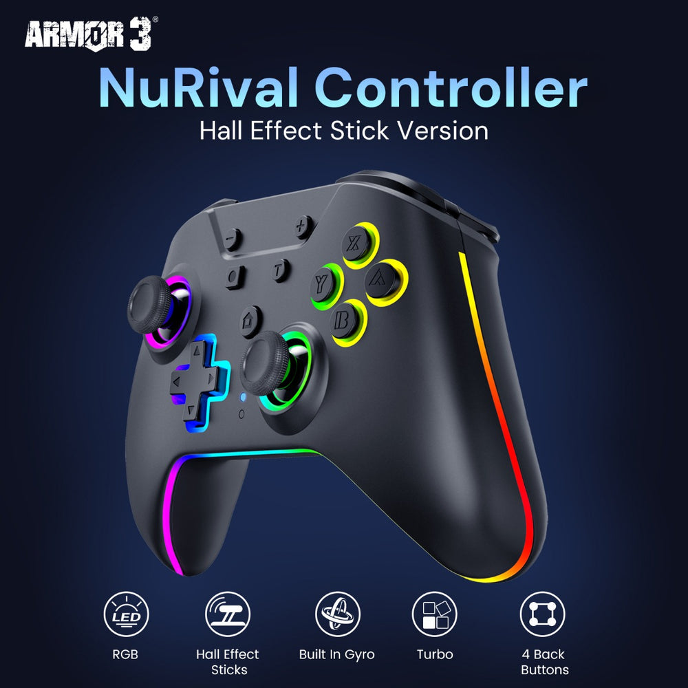 Nintendo Switch NuRival Wireless Hall Effect Stick Game Controller