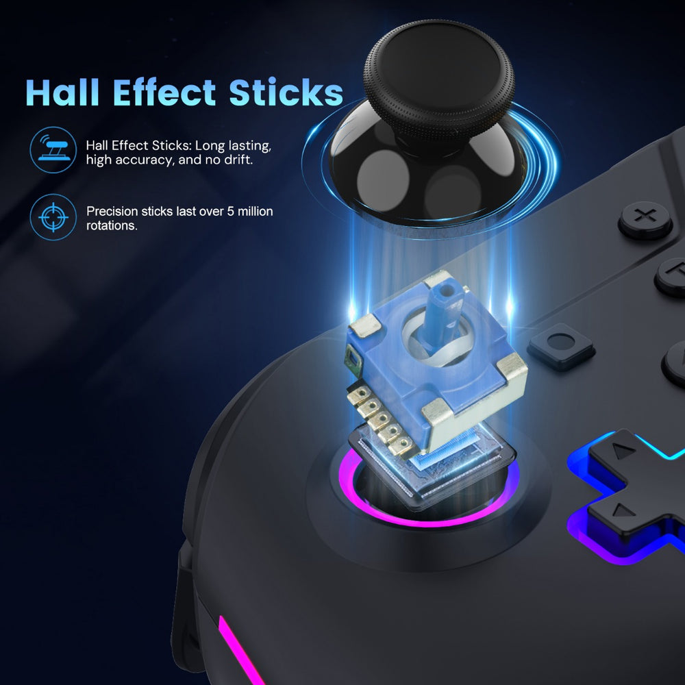 Nintendo Switch NuRival Wireless Hall Effect Stick Game Controller