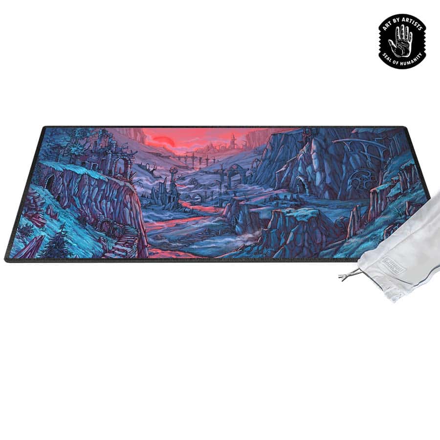 Arcane Landscapes 32x14 Playmat - Orange Nebula