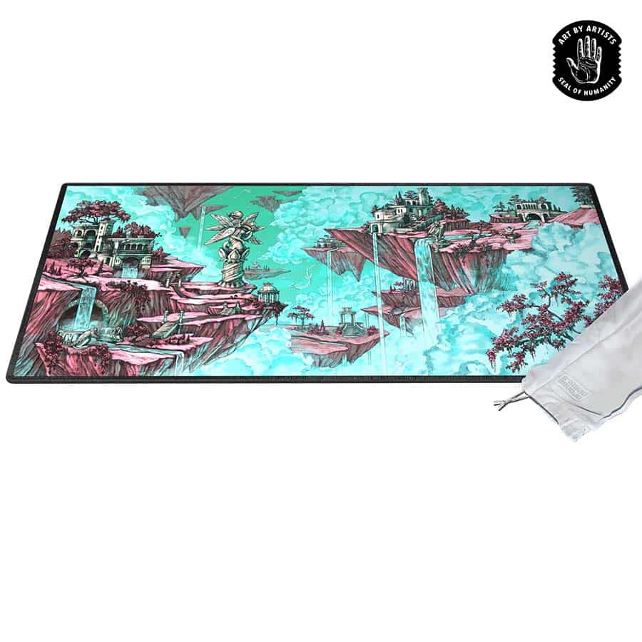 Arcane Landscapes 32x14 Playmat - Orange Nebula