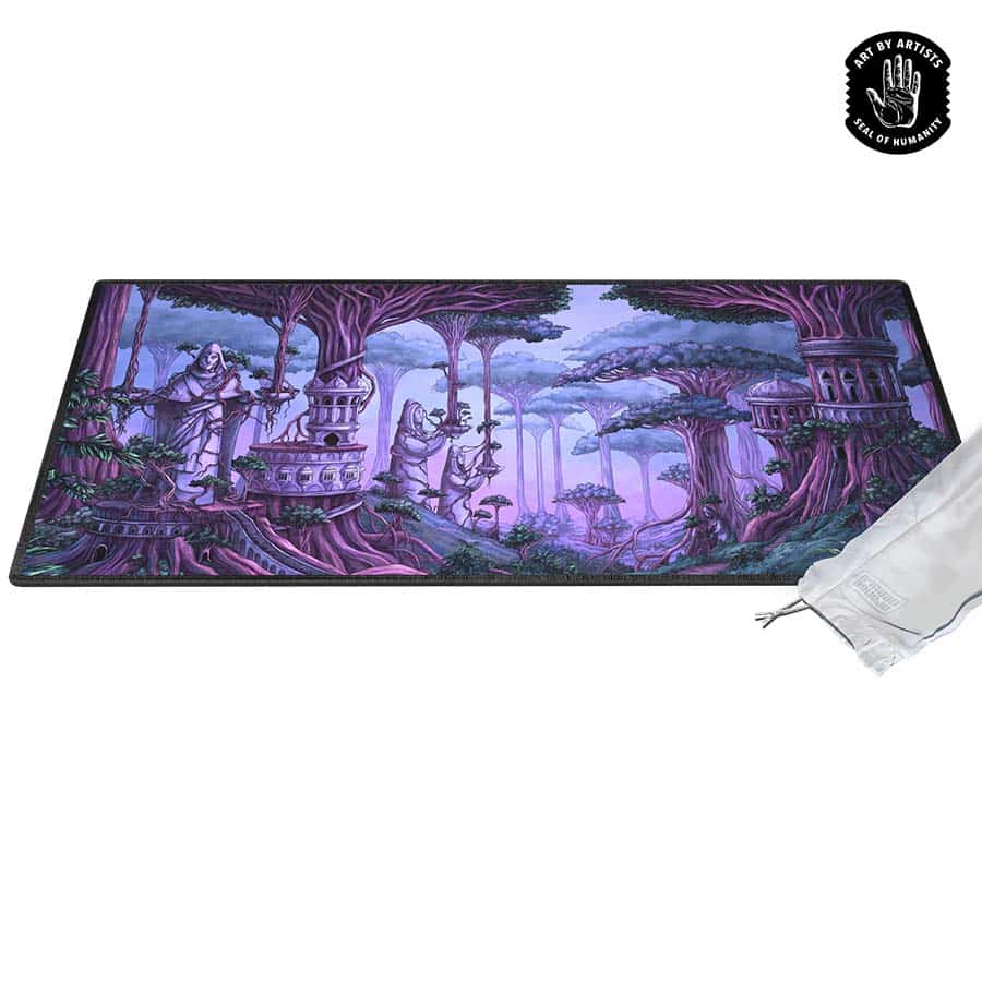 Arcane Landscapes 32x14 Playmat - Orange Nebula