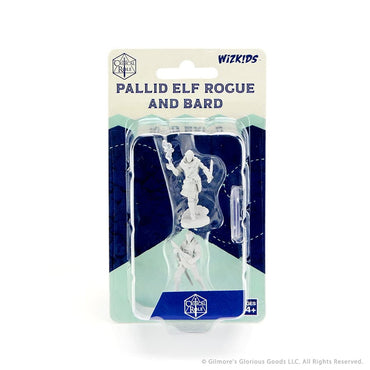 Pallid Elf Rogue & Bard - Unpainted Miniature