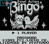 Panel Action Bingo - Gameboy