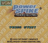 Power Spike: Pro Beach Volleyball - Gameboy Color