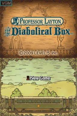 Professor Layton And The Diabolical Box - DS