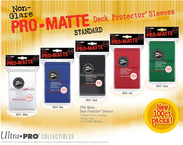 Matte 100 Deck Protector Sleeves - Ultra Pro