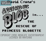 Rescue Of Princess Blobette - Gameboy