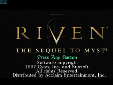 Riven: The Sequel to Myst - PS1