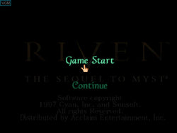 Riven: The Sequel to Myst - PS1