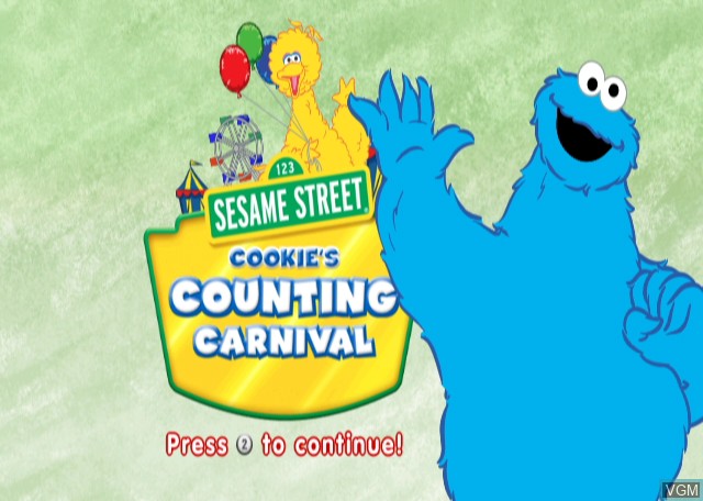 Sesame Street: Cookie's Counting Carnival - Wii Original