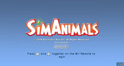 SimAnimals - Wii Original