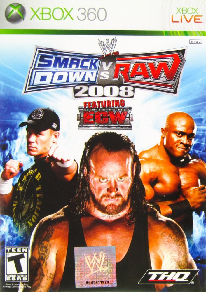 Smack Down VS Raw 2008 - X360