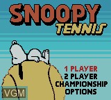 Snoopy Tennis - Gameboy Color