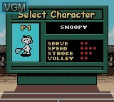 Snoopy Tennis - Gameboy Color