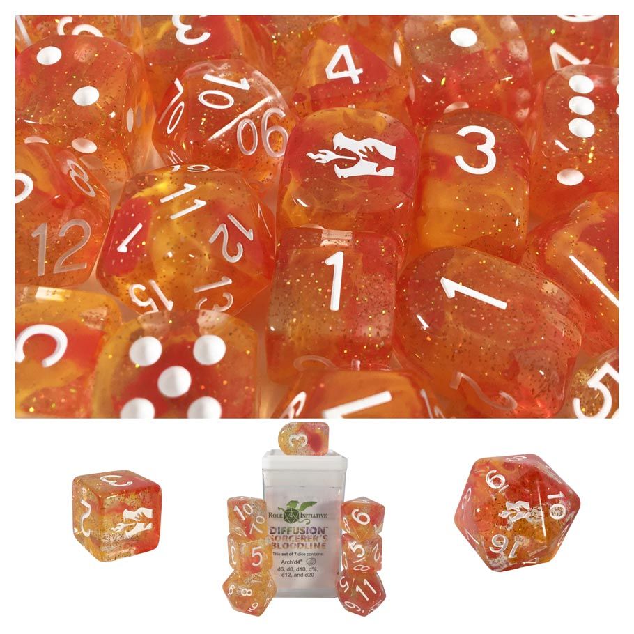 Dice Set - Set of 7 - Role 4 Initiative