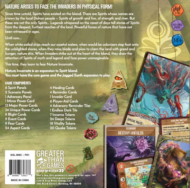 Spirit Island: Nature Incarnate - Board Game Expansion