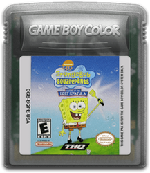 SpongeBob SquarePants Legend of the Lost Spatula - Gameboy Color