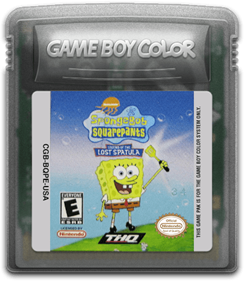 SpongeBob SquarePants Legend of the Lost Spatula - Gameboy Color