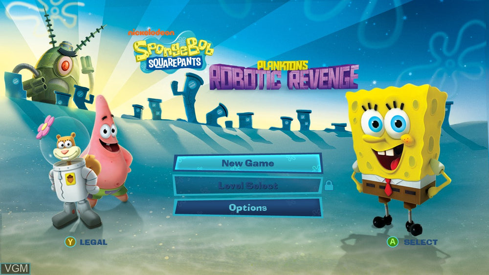 SpongeBob SquarePants: Plankton's Robotic Revenge - X360