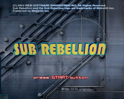 Sub Rebellion - PS2