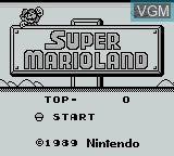 Super Mario Land - Gameboy