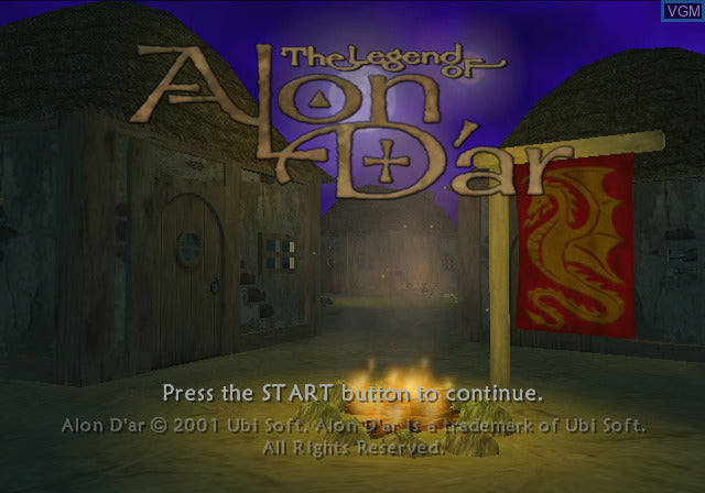 The Legend of Alon D'Ar - PS2