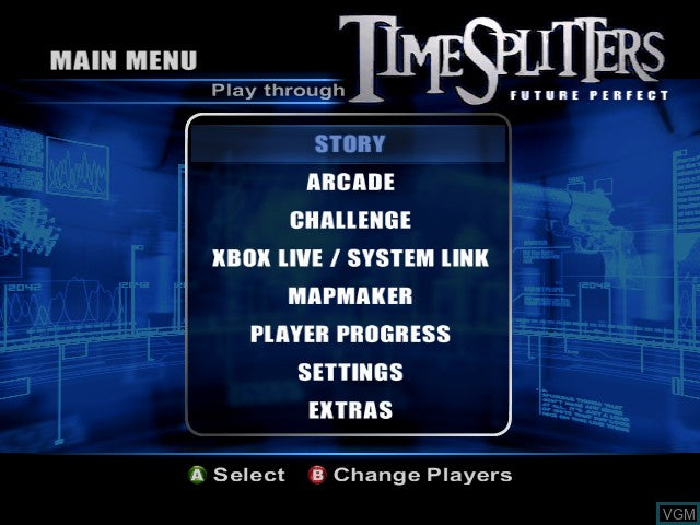 Time Splitters: Future Perfect - XBox Original