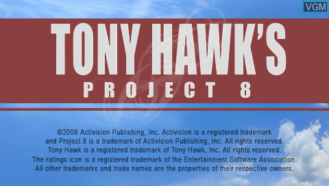 Tony Hawk Project 8 - PSP